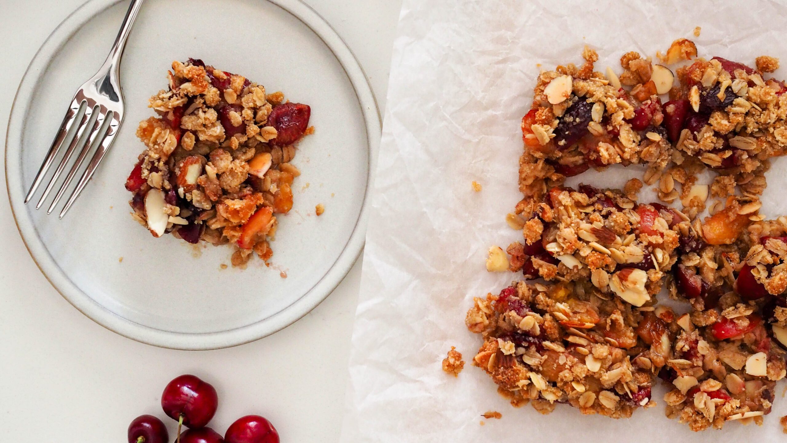 Best Cherry and Almond Crumble Recipe