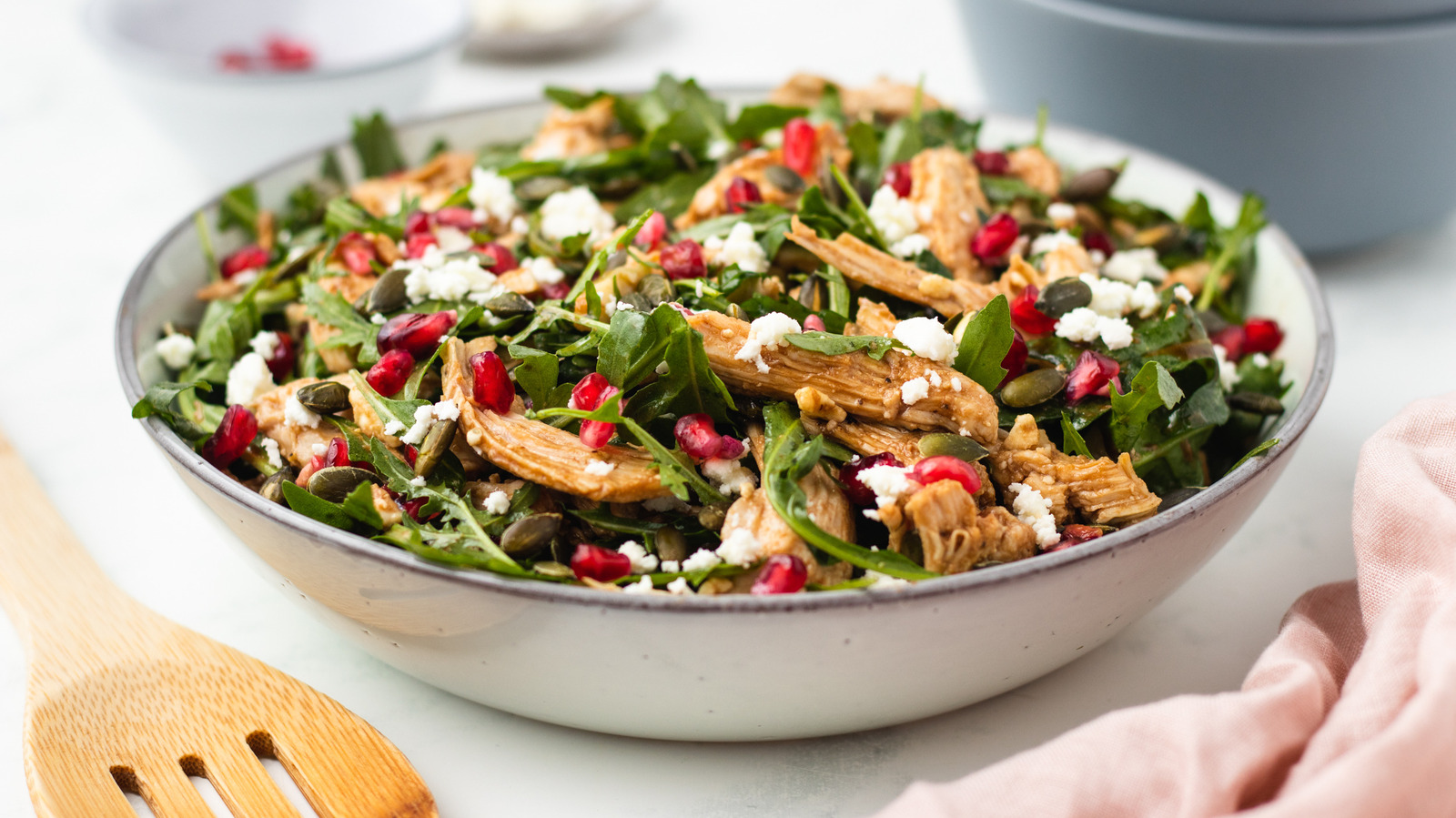 POMEGRANATE JALAPENO AND CHEDDAR CHICKEN SALAD