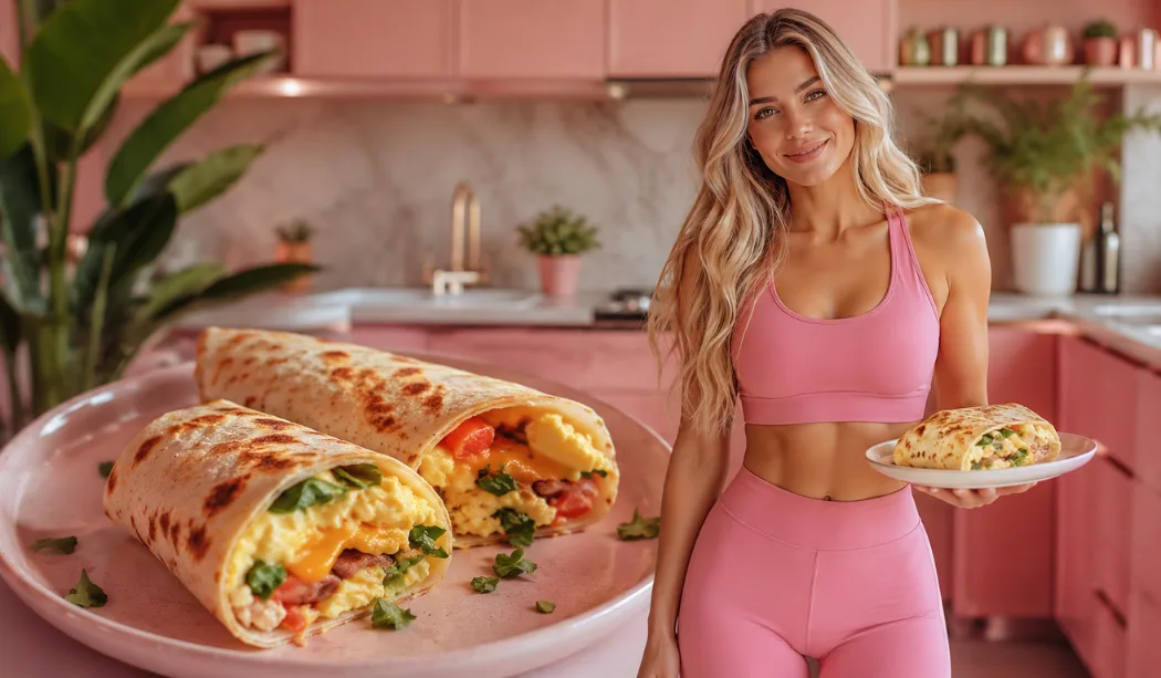 Healthy breakfast wraps for busy mornings